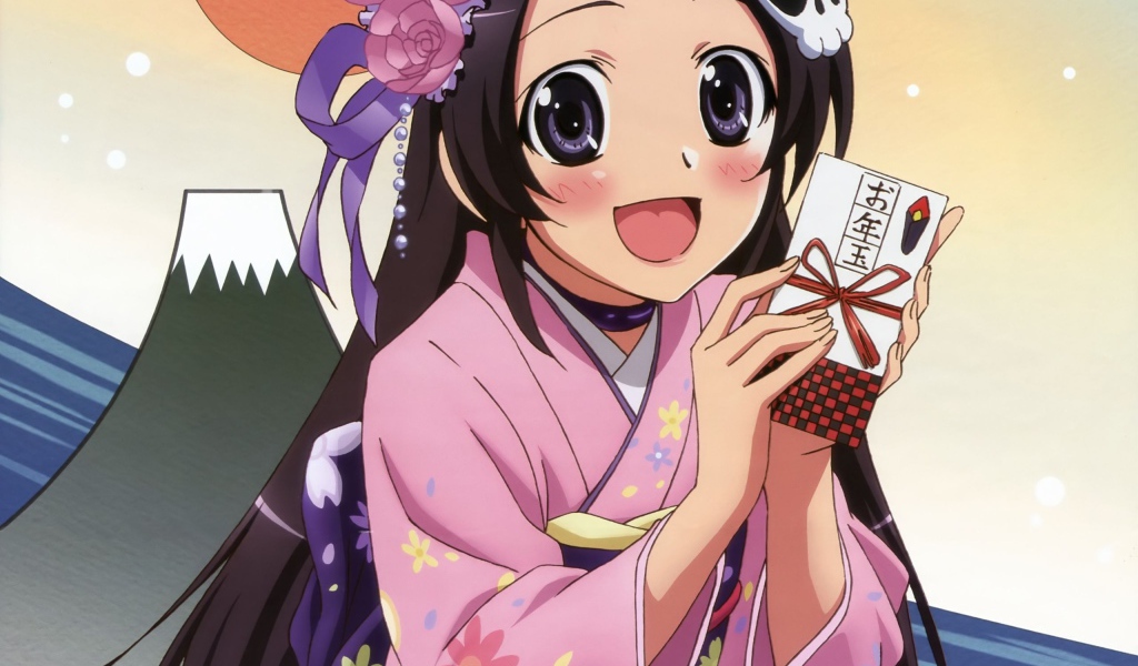 Девочка получила подарок