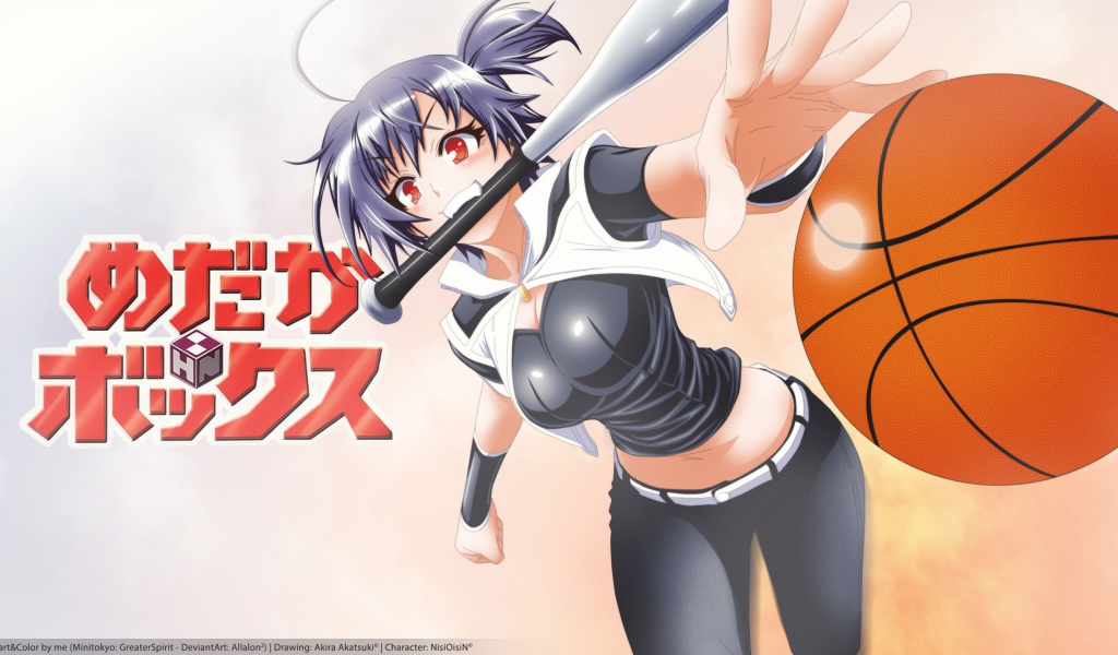 Девушка с бейсбольной битой в зубах