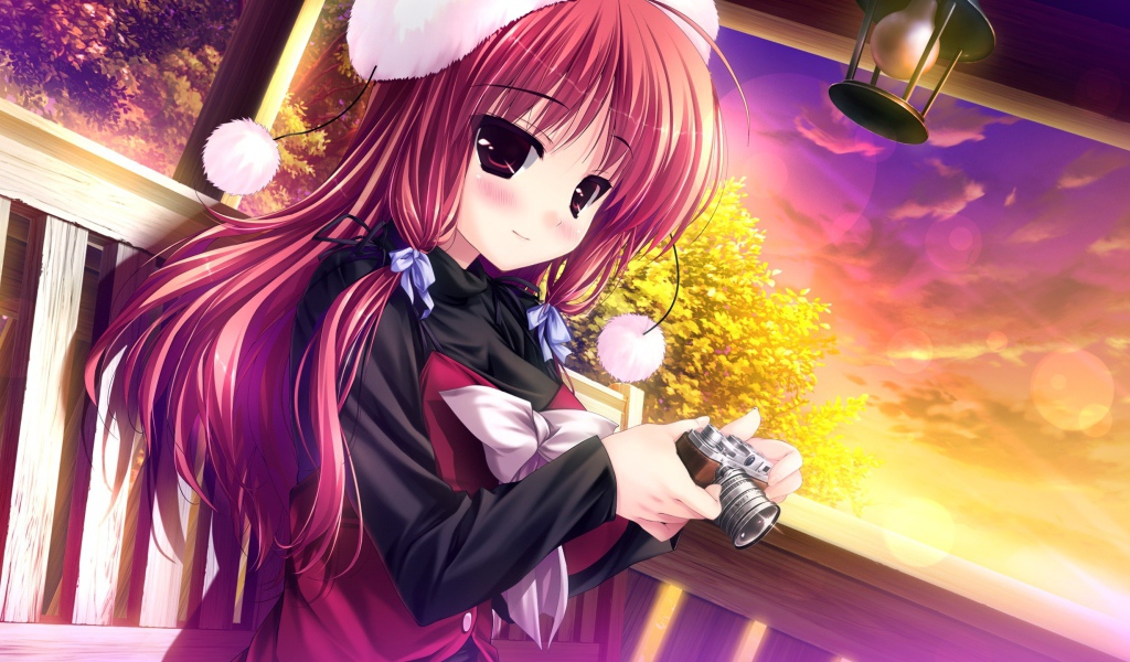 Девочка с фотоаппаратом