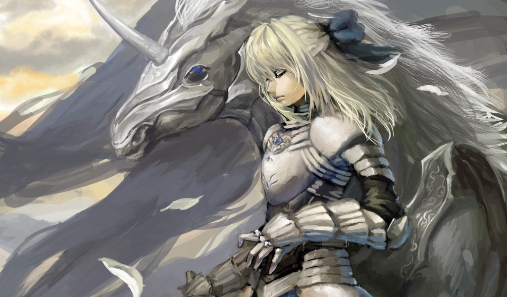 Девушка с единорогом