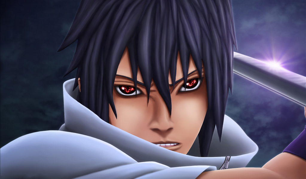 Учиха Саске с мечом