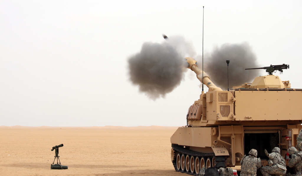 Выстрел из гаубицы