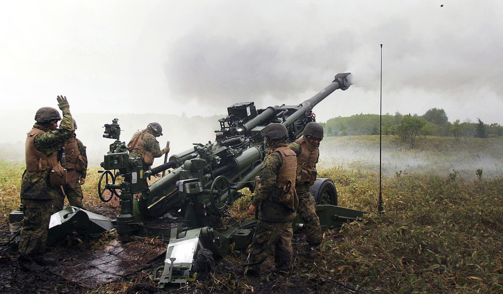 Выстрел из гаубицы