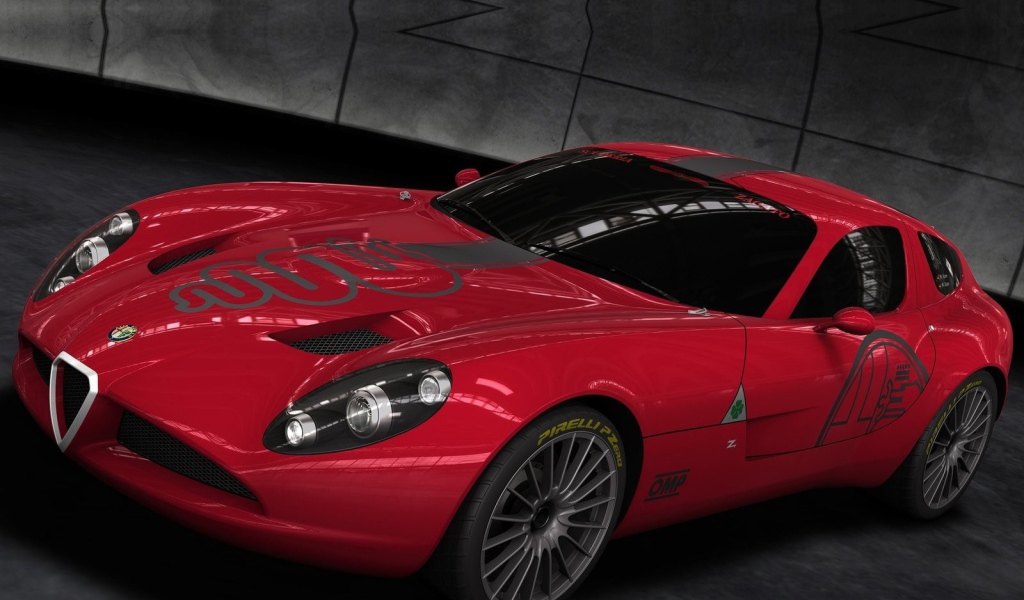 Красивый автомобиль Alfa Romeo 33