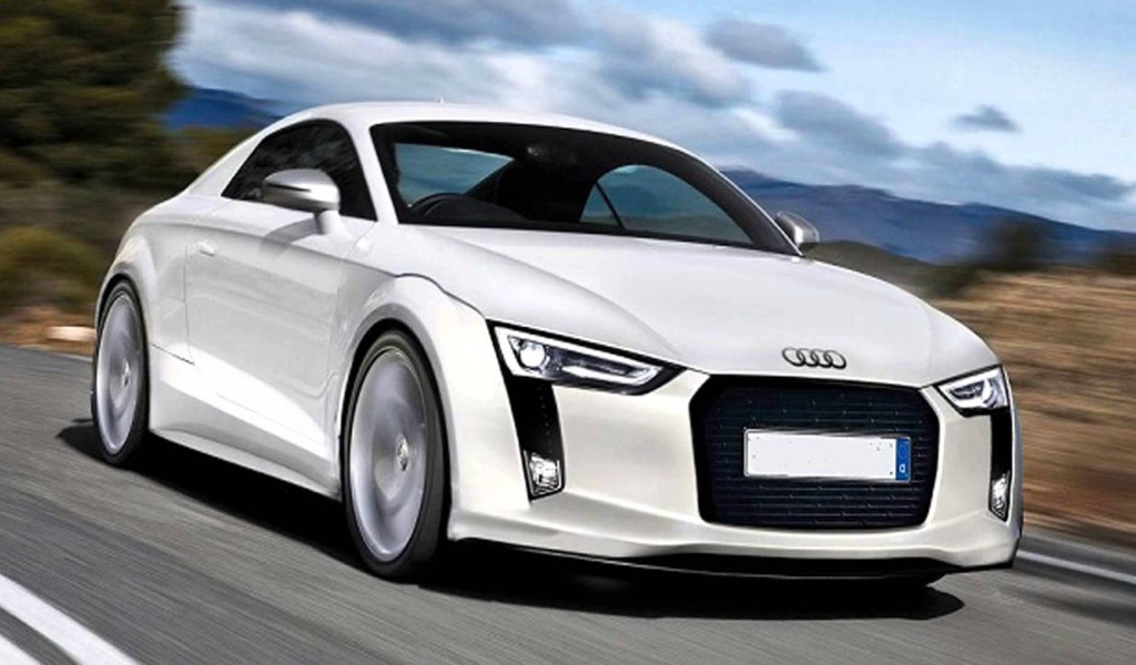 Красивый автомобиль Audi TT 2014
