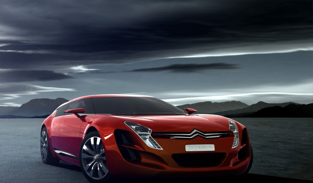 Красный Citroen C Metisse