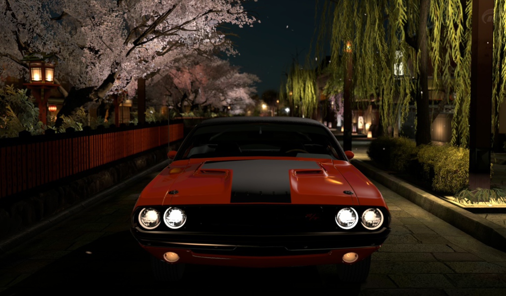 Красный Додж Гран