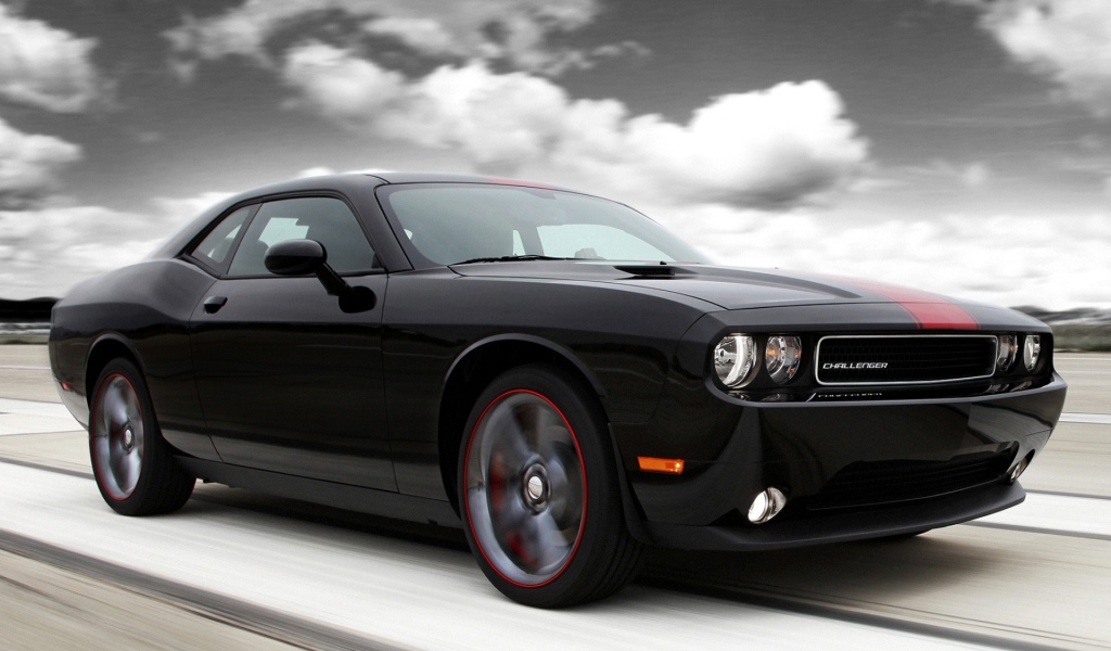 Додж челенджер черный