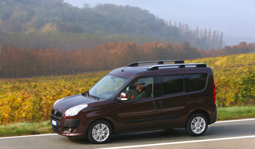 Красивый автомобиль Fiat Doblo в Москве