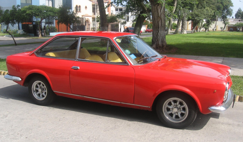 Дизайн автомобиля Fiat 124