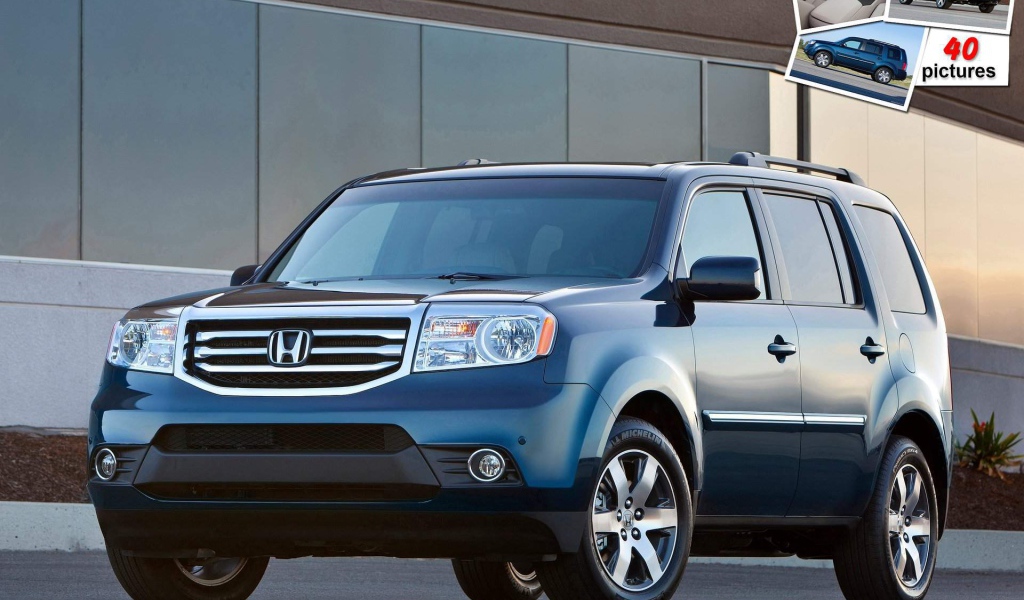 Красивый автомобиль Honda Pilot в Москве