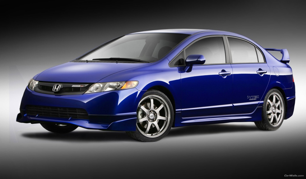 Синяя Хонда