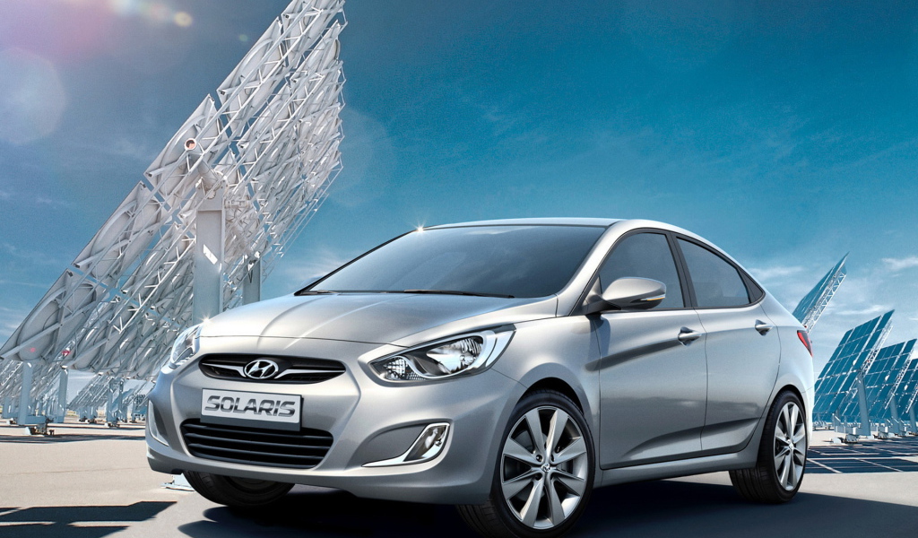  Новая машина Hyundai Solaris