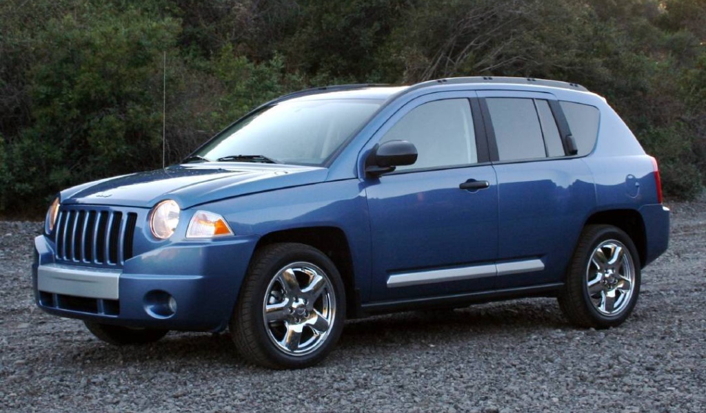 Синий Jeep Compass