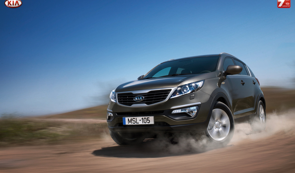 Красивый автомобиль Kia Sportage в Москве