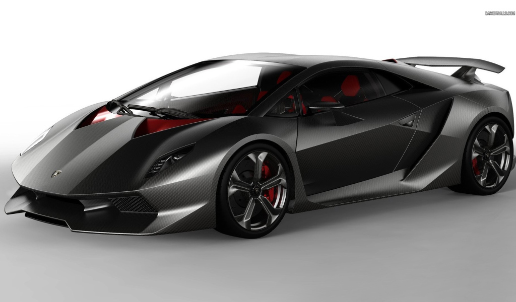 Красивый автомобиль LamborghiniSesto Elemento в Москве