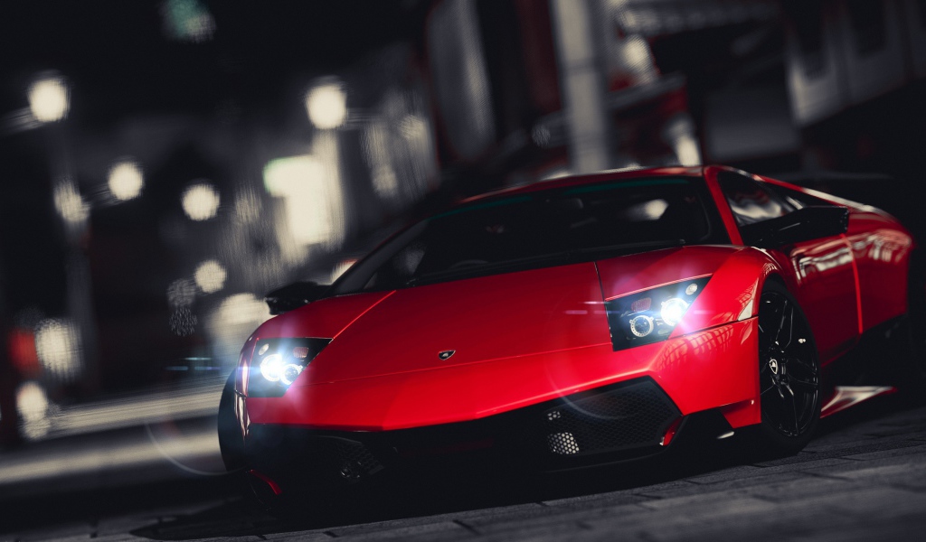 Супер автомобиль Lamborghini murcielago