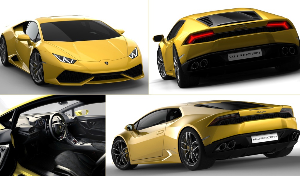 Новая машина Lamborghini Huracan