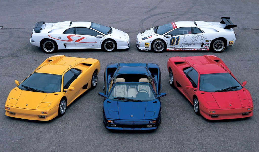 Надежная машина Lamborghini Diablo