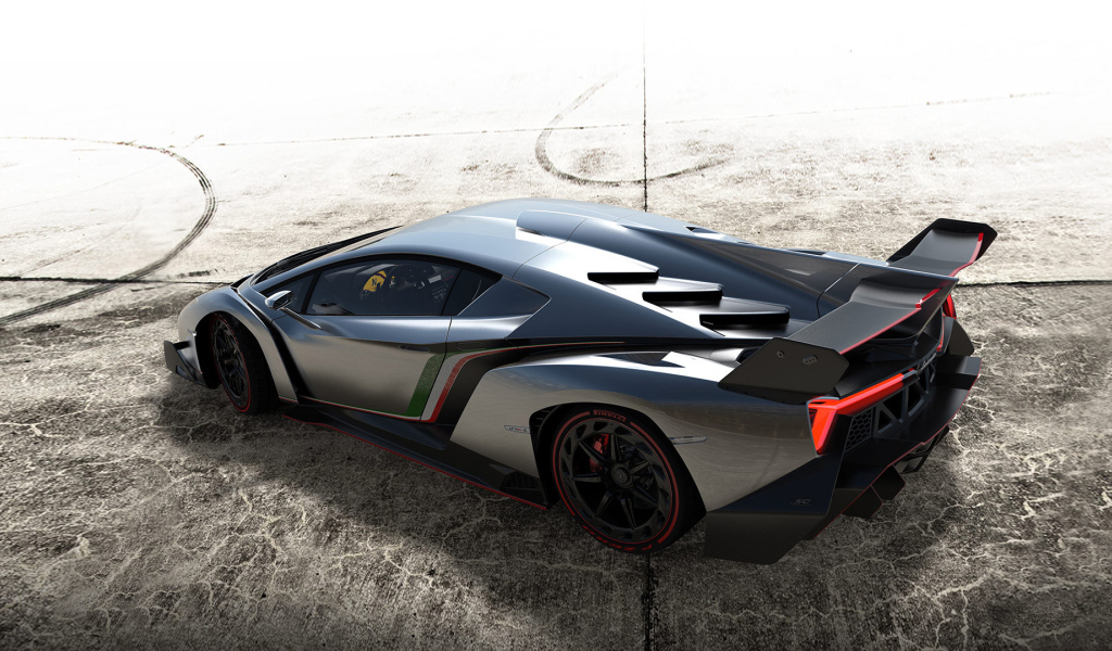 Надежная машина Lamborghini Veneno