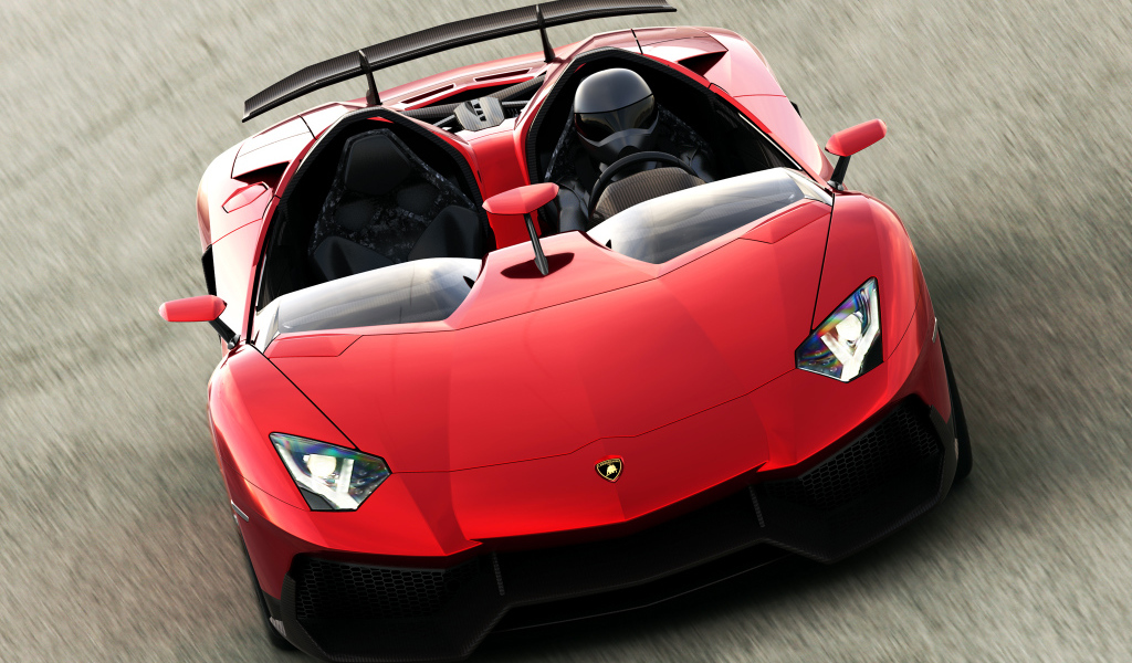 Красный Ламборджини