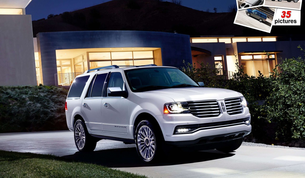Красивый автомобиль Lincoln Navigator 2015