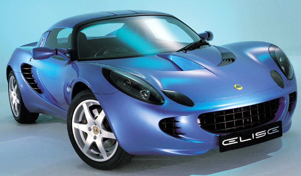 Голубой Lotus Elise
