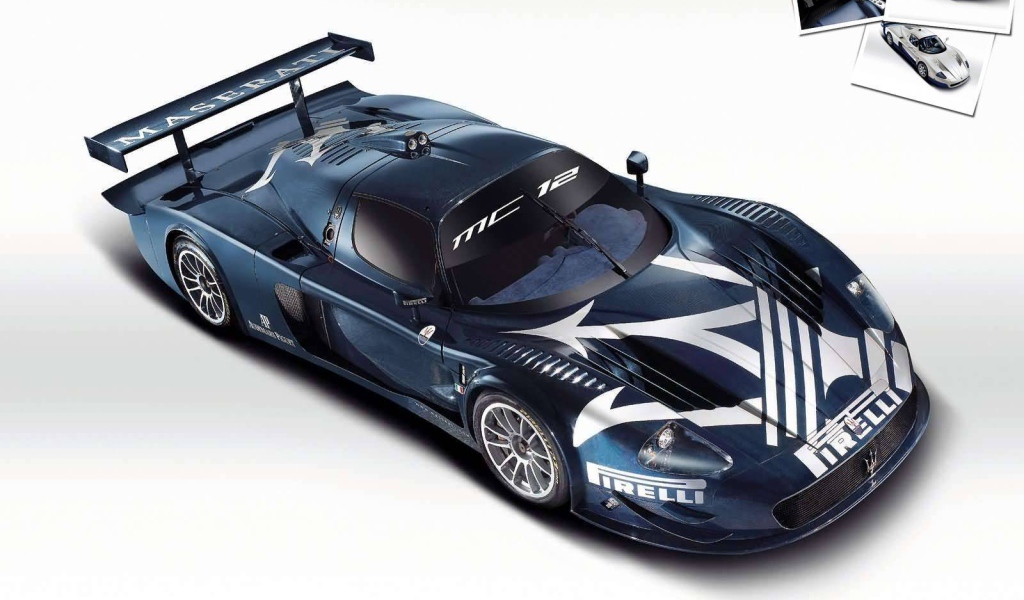 Красивый автомобиль Maserati MC12