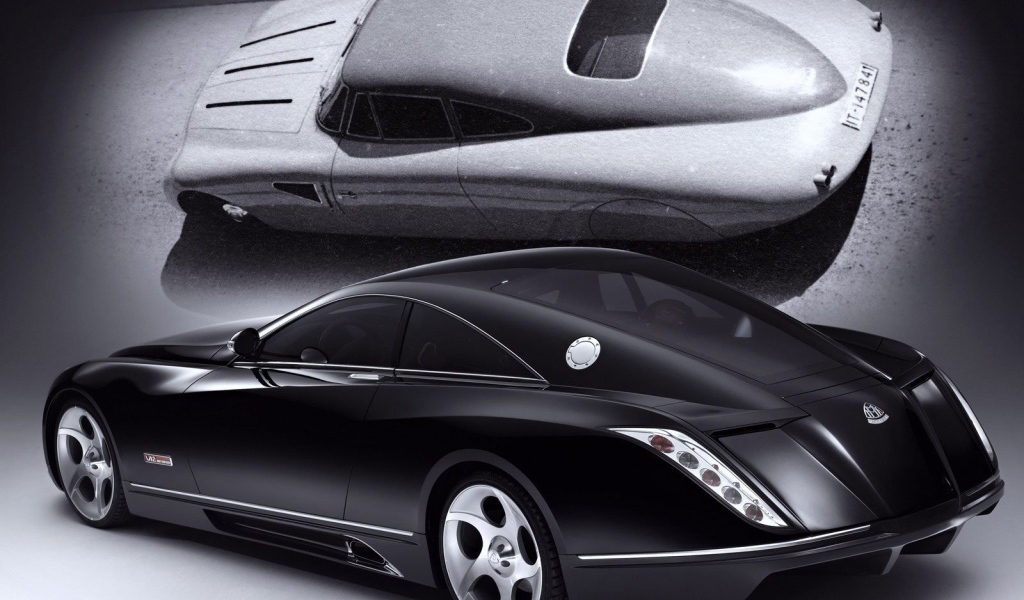 Красивый автомобиль Maybach  Exelero