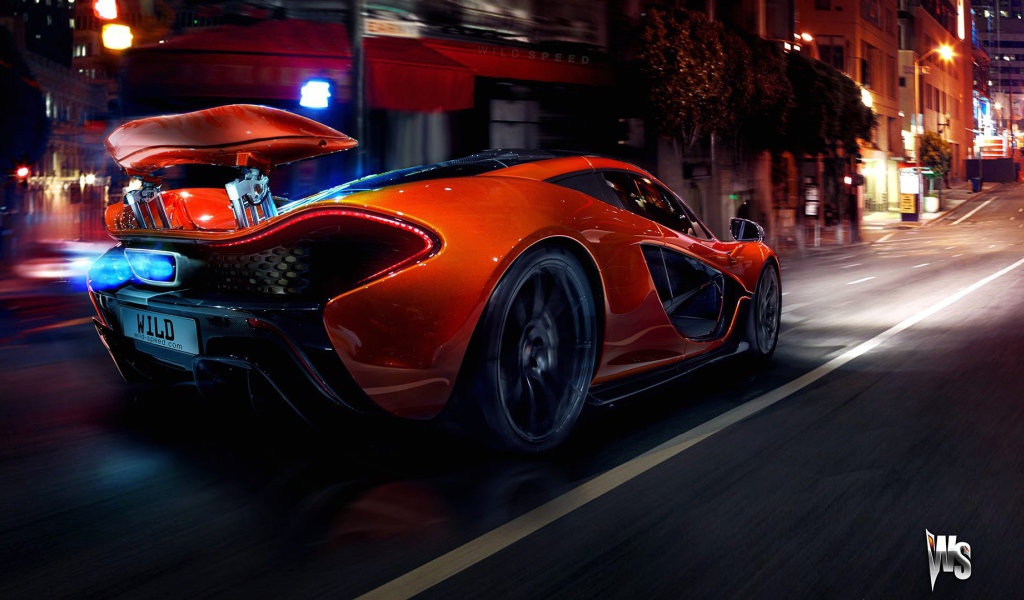 Красный Mclaren p1