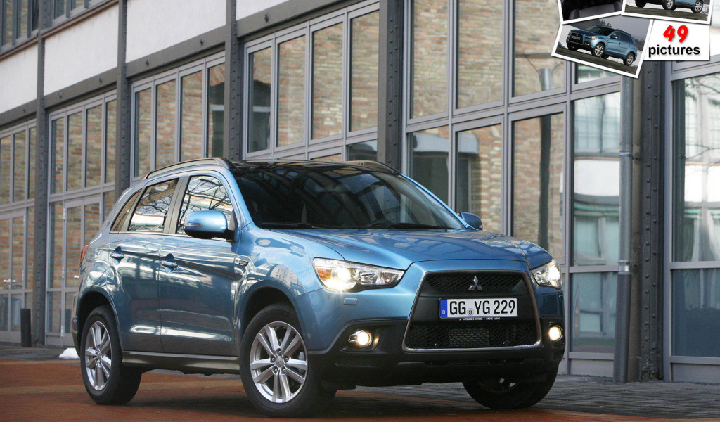 Красивый автомобиль Mitsubishi ASX в Москве