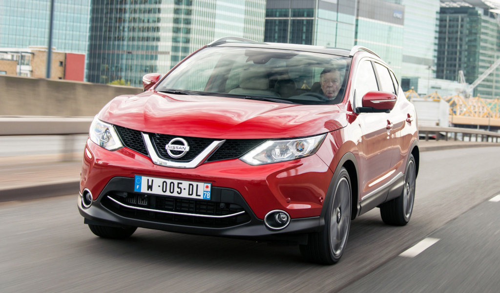 Красивый автомобиль Nissan Quashqai 2014