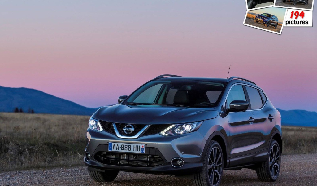 Красивый автомобиль Nissan Quashqai 2014 в Москве