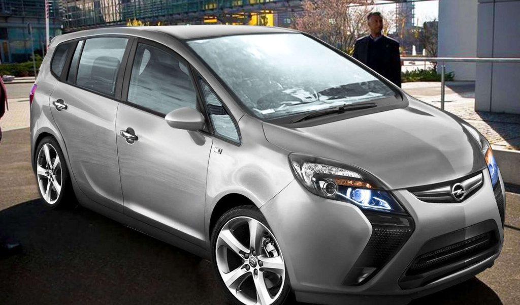 Новая машина Opel Zafira
