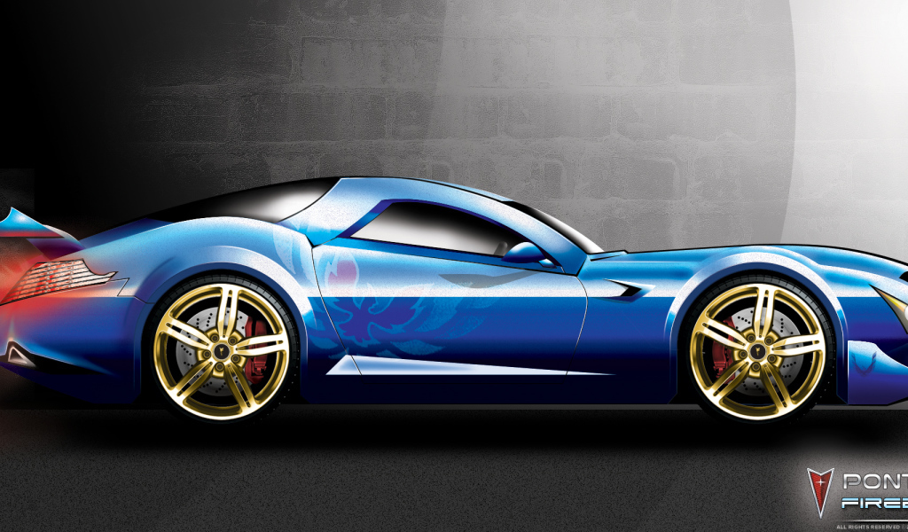 Красивый автомобиль Pontiac Firebird в Москве