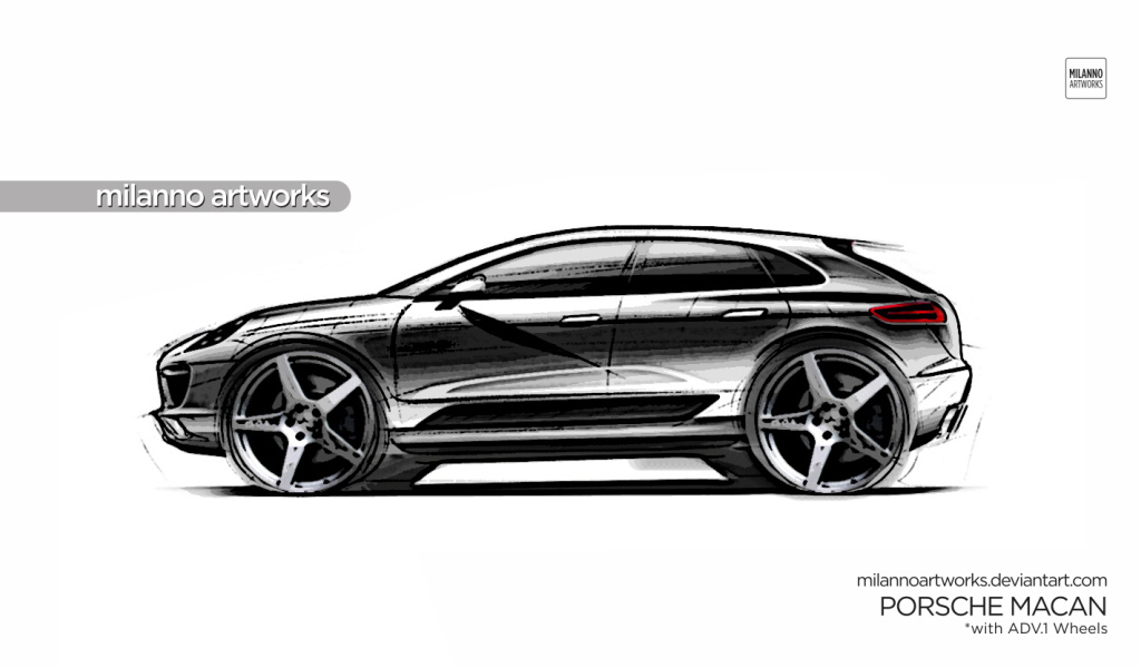 Рисунок Porsche Macan