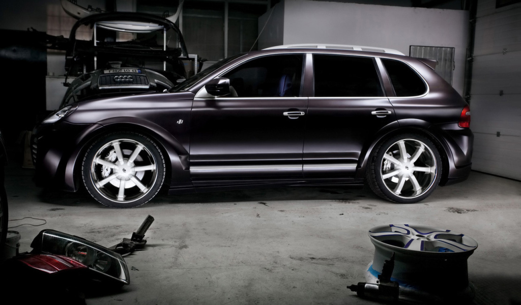 Porsche Cayenne в салоне