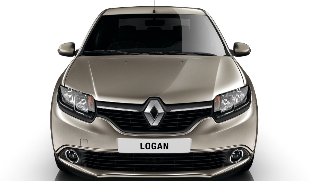 Красивый автомобиль Renault Logan в Москве