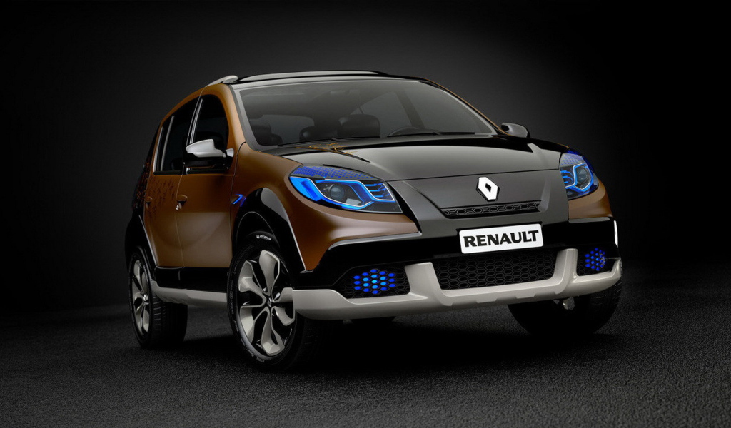 Красивый автомобиль Renault Sandero в Москве