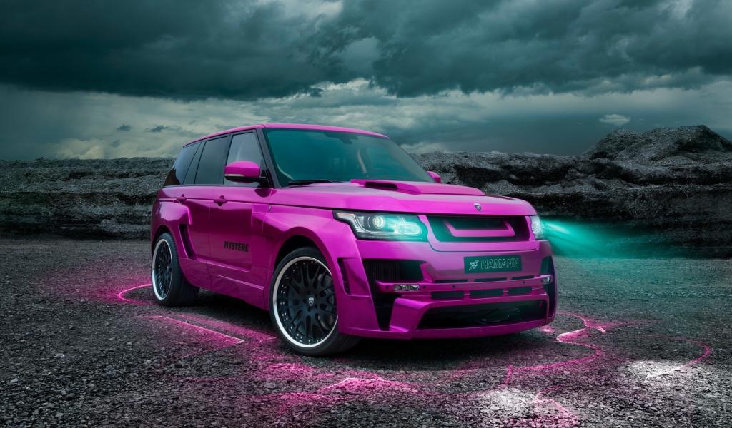 Розовый Hamann Range Rover Vogue 