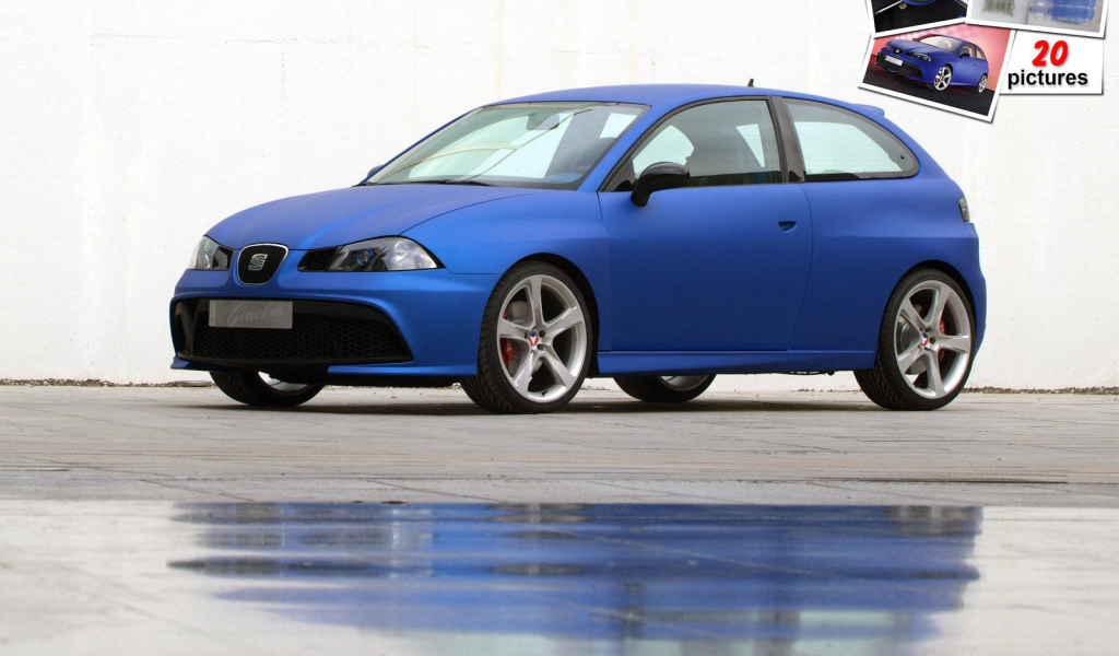 Красивый автомобиль Seat Ibiza в Москве