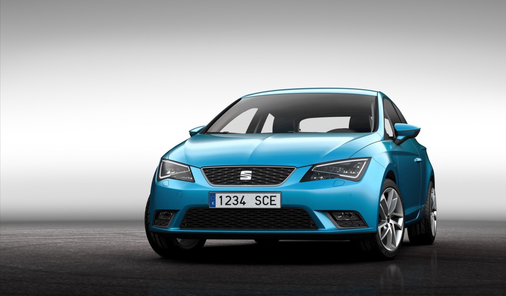 Красивый автомобиль Seat Leon 2014