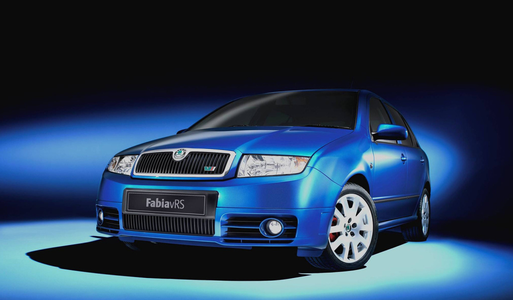 Красивый автомобиль Skoda Fabia в Москве