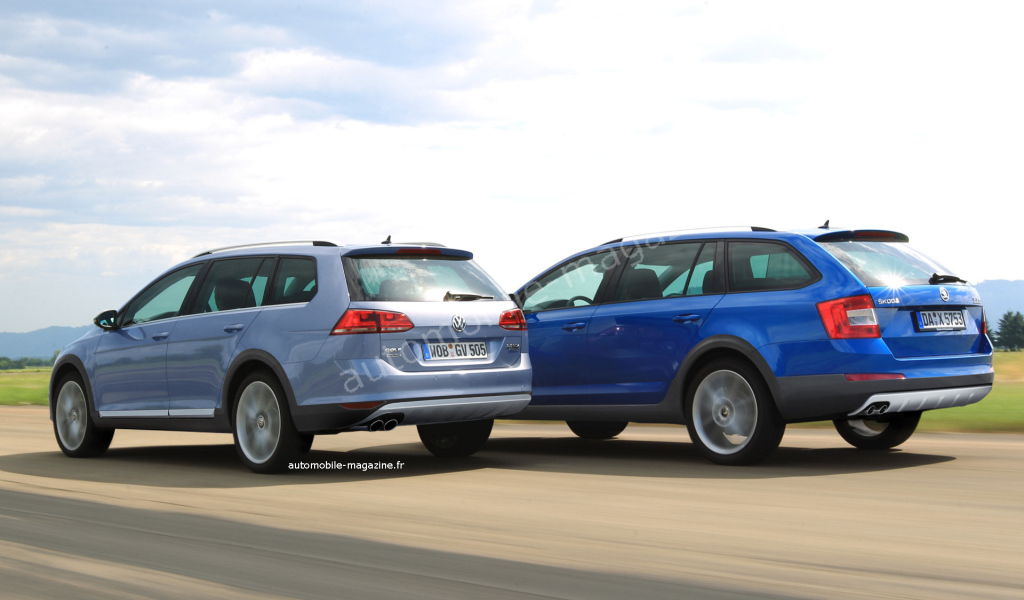 Тест драйв автомобиля Skoda Octavia Scout 2014