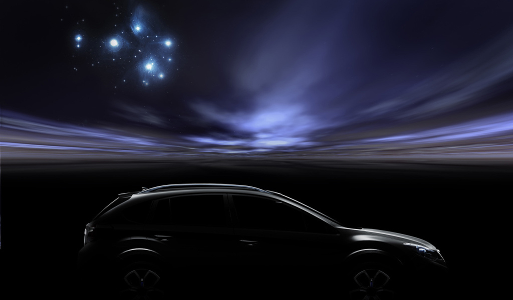 Красивый автомобиль Subaru XV