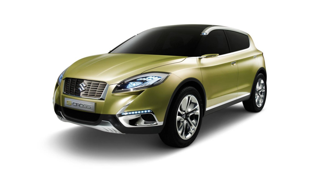 Красивый автомобиль Suzuki S-Cross 2014