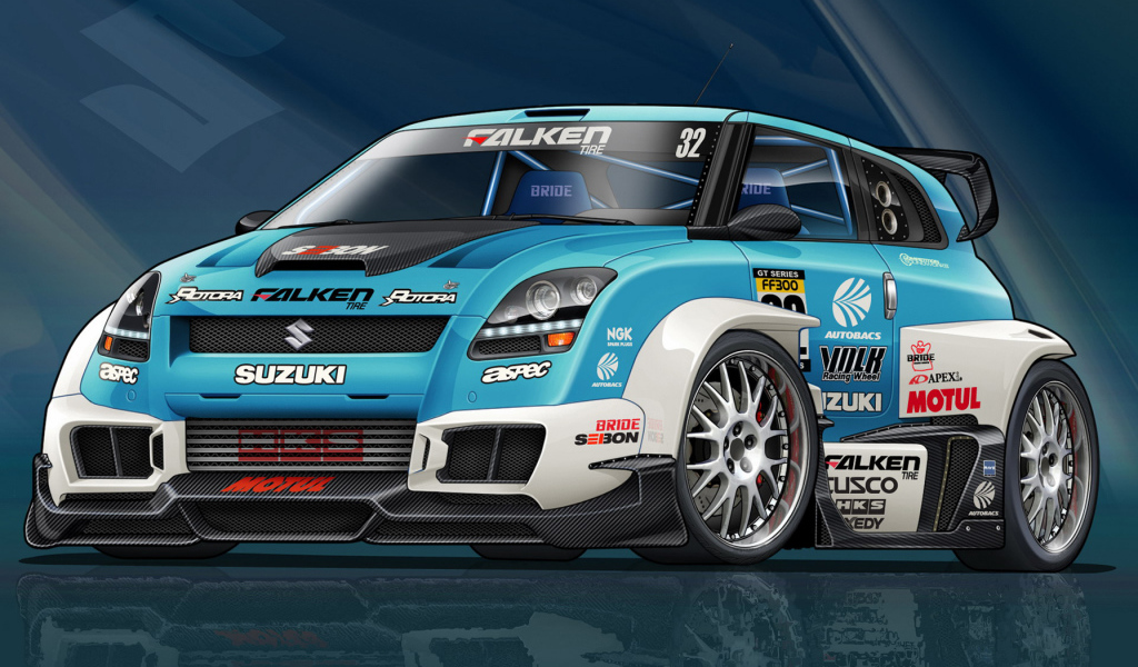  Красивый автомобиль Suzuki Swift