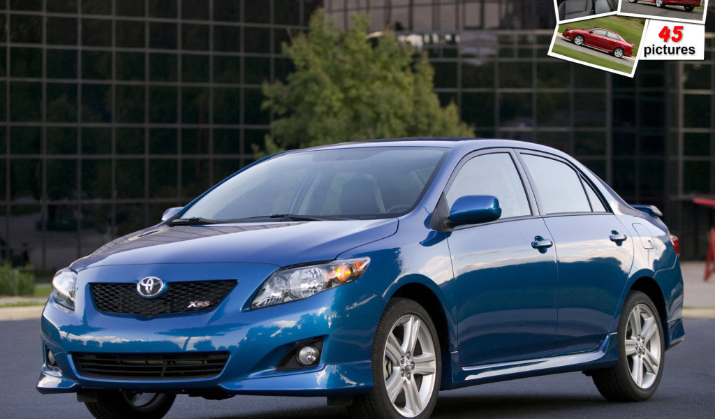 Красивый автомобиль Toyota Corolla в Москве