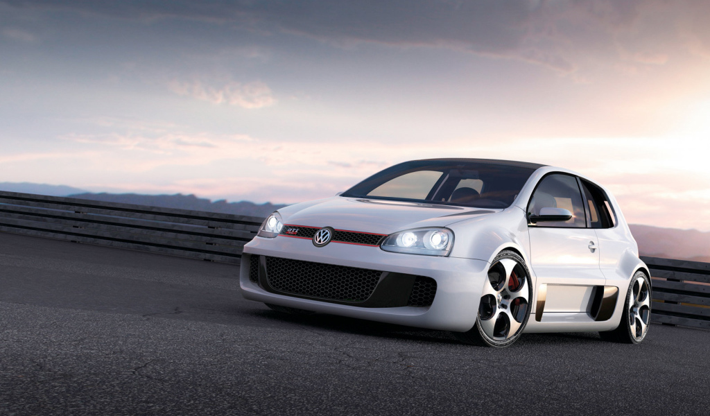 Красивый автомобиль Volkswagen Golf