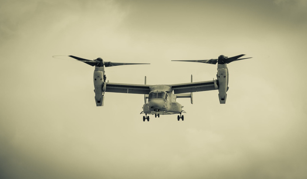 Вертолет с двумя винтами